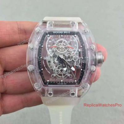 Swiss Quality Replica Richard Mille RM 56-01 Watch Transparent Crystal Watch Case